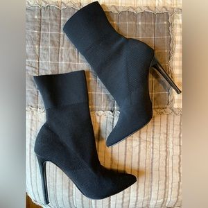 Steve Madden Century Black High Heel Boot Socks | Steve Madden | mid calf ankle